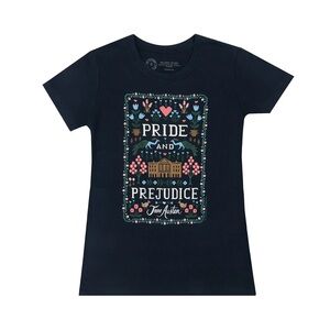 Pride and Prejudice Women's Crew T-Shirt Out of Print Books Rifle Paper Co